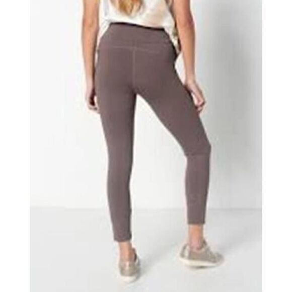 198 Susan Graver SG Sport Contour Knit Leggings BLACK sz M - Picture 3 of 3